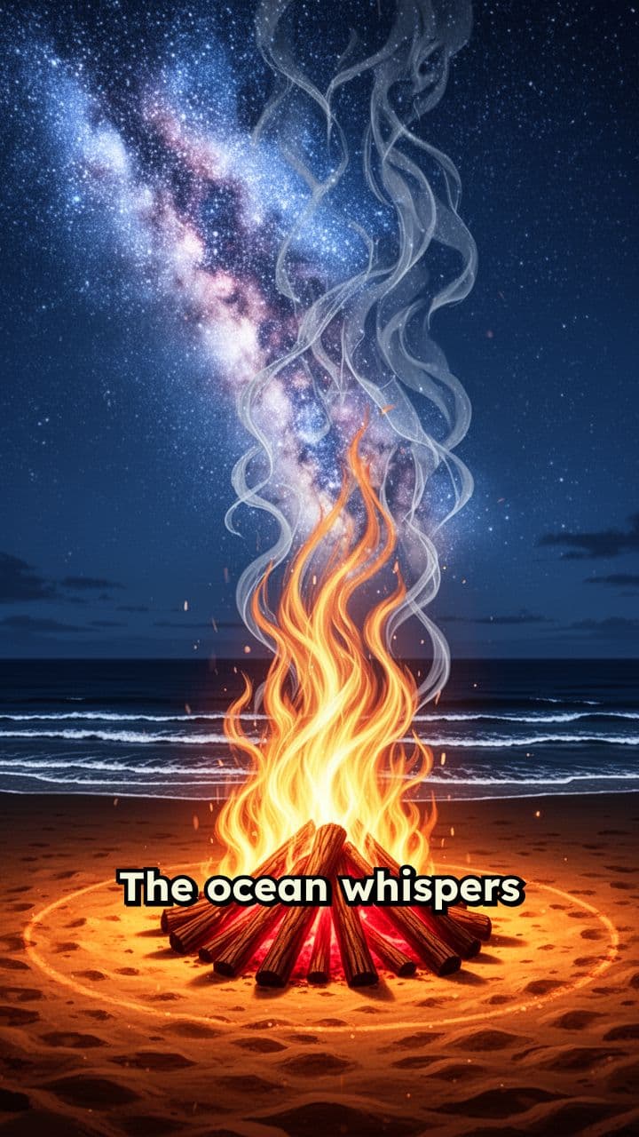 Eternal Flame: An Anime Night on the Beach