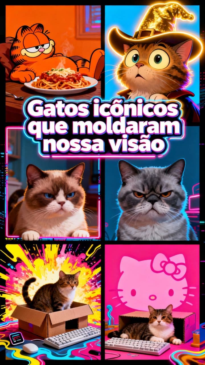 Gatos icônicos que moldaram nossa visão