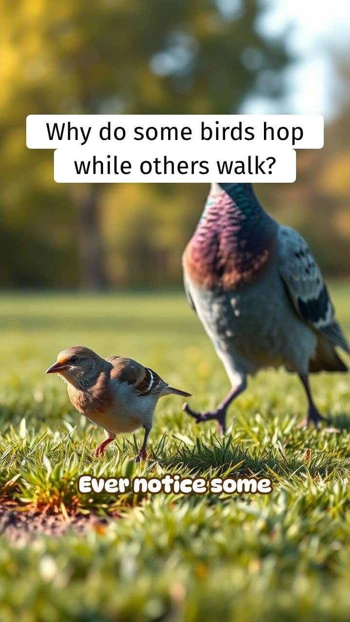 Why Do Some Birds Hop While Others Walk? | RapidSmartFacts