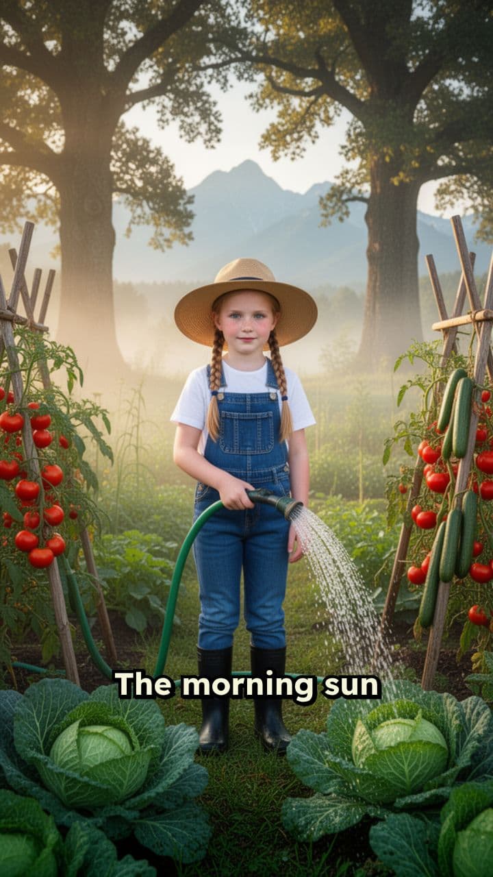 A Peaceful Morning Garden