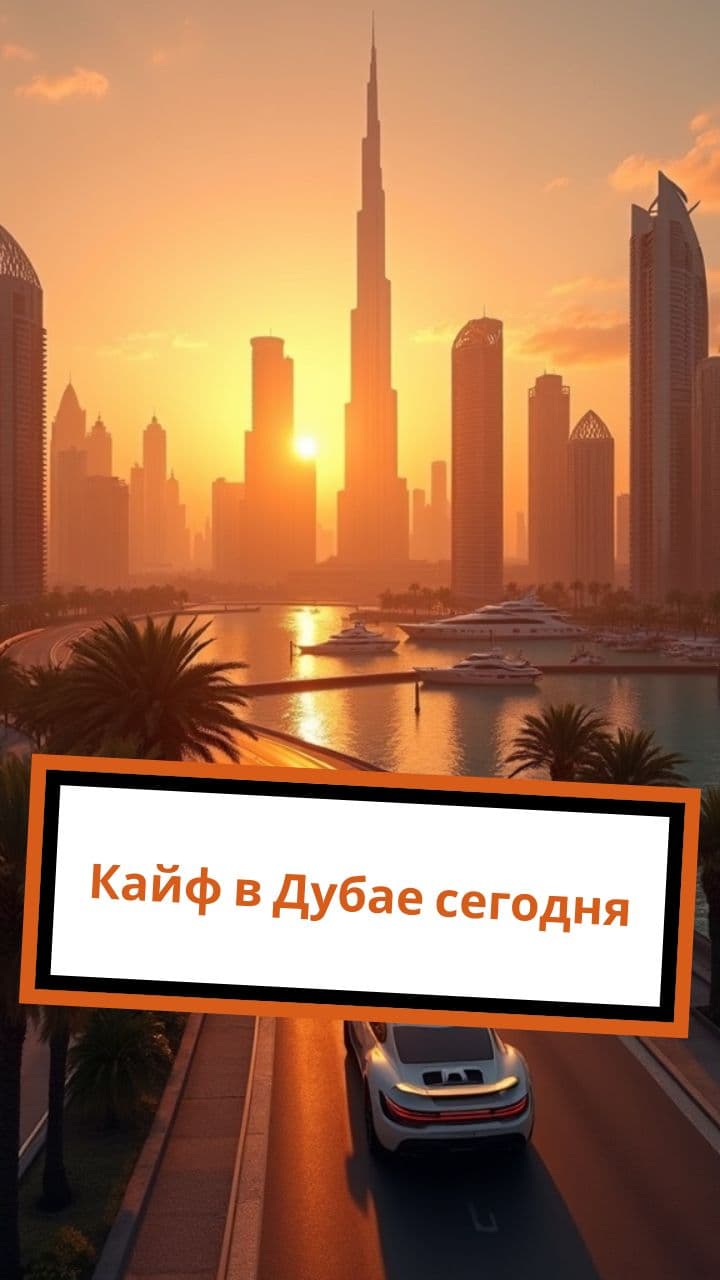 Кайф в Дубае сегодня