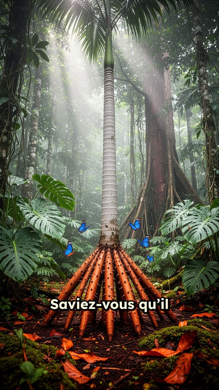 Le palmier marcheur d’Amazonie