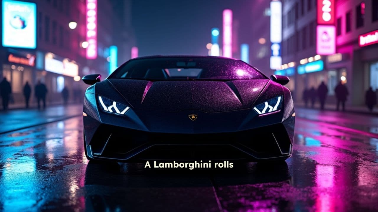 Neon Nights: A Moment in Motion