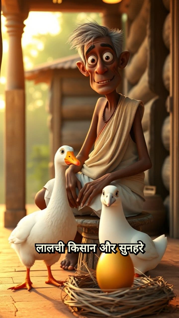 The Greedy Farmer and the Golden Eggs