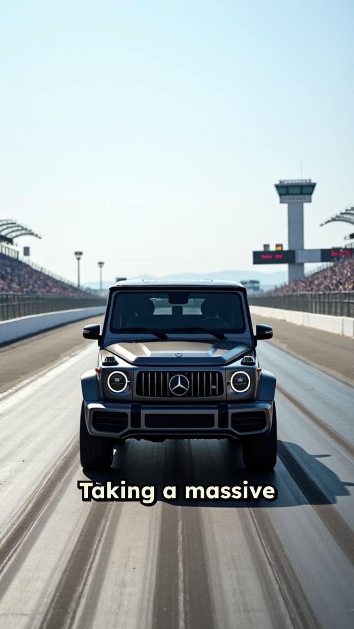 G-Wagon vs. Supercars: A Drag Strip Adventure