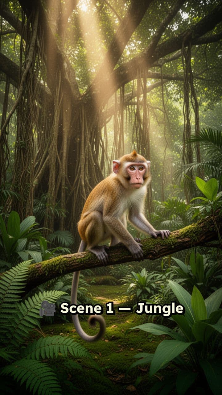 दयालु बंदर और नदी हादसा