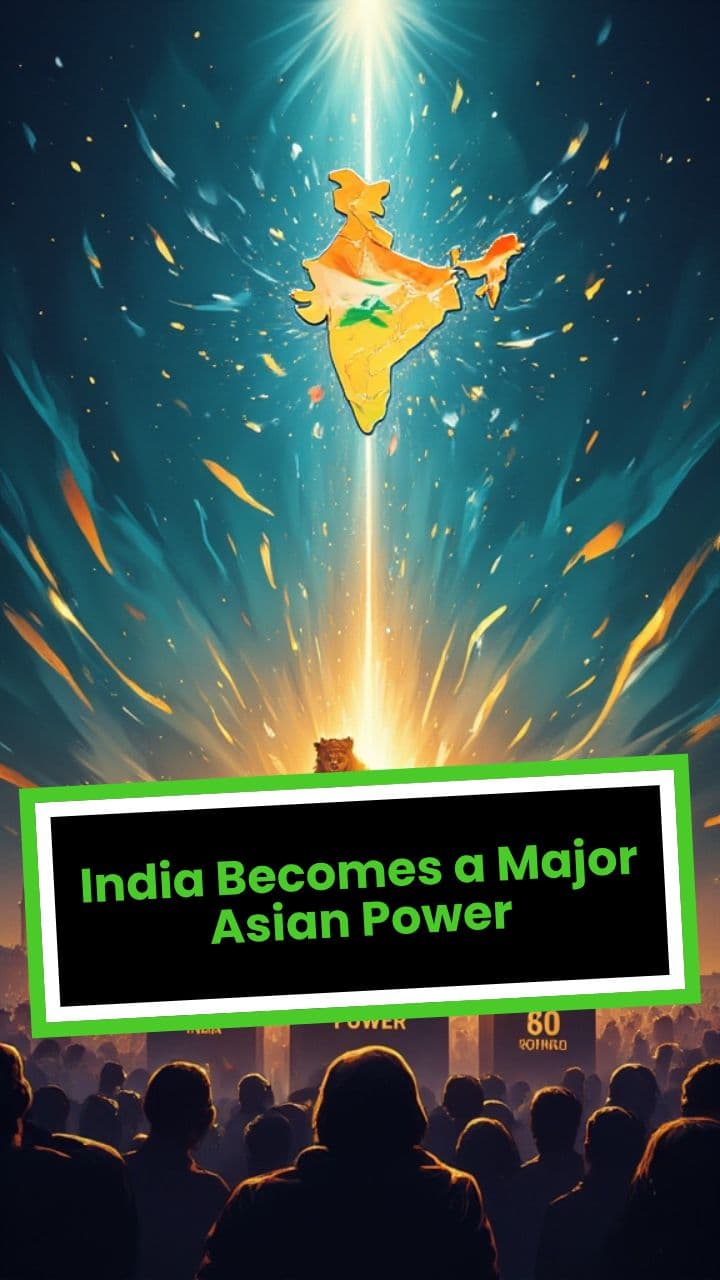 India Becomes a Major Asian Power