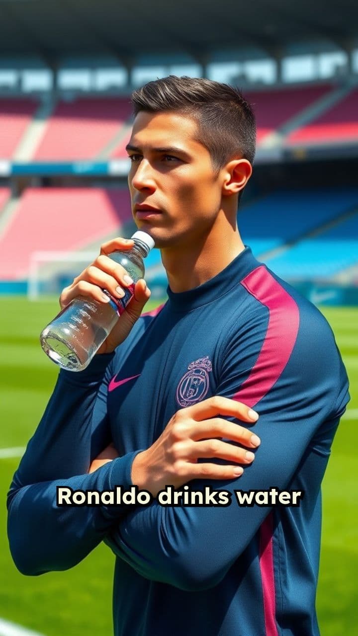 Ronaldo's Simple Hydration Technique
