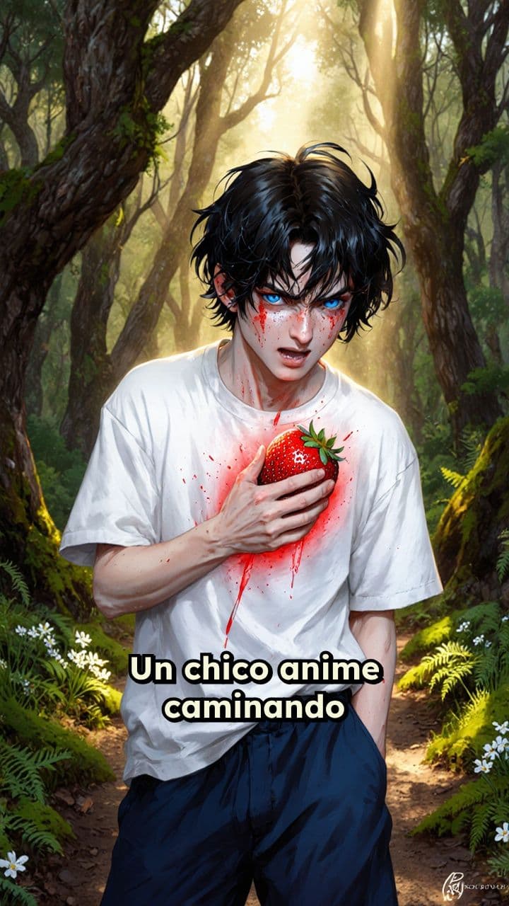 Anime Boy’s Painful Strawberry Transformation