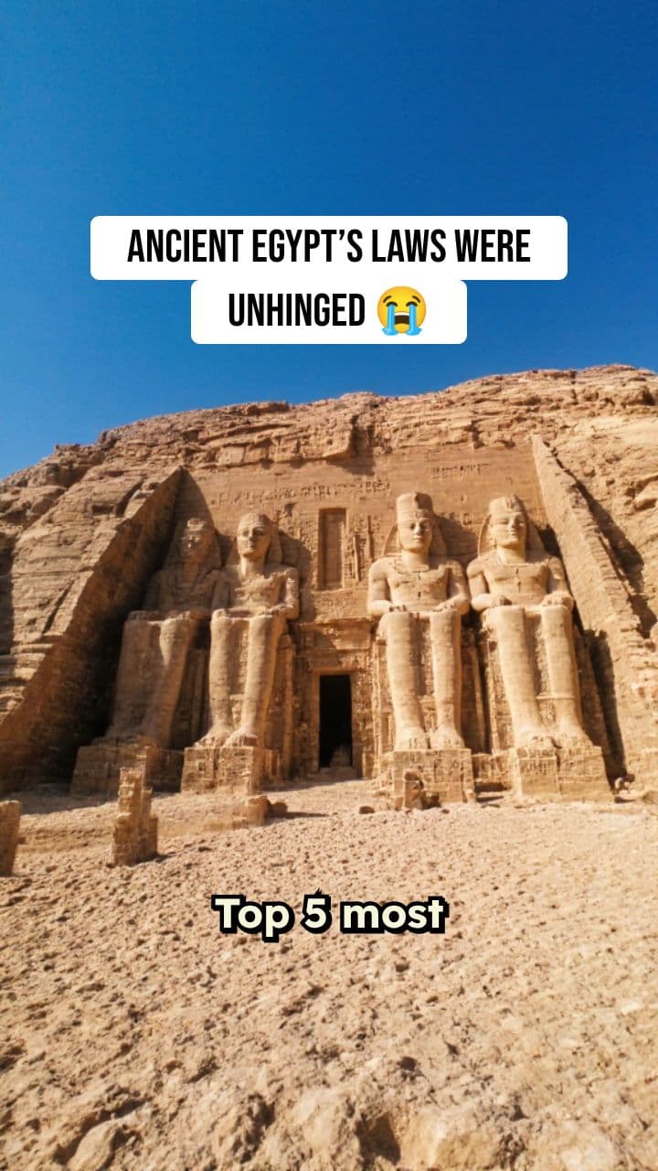 Ancient Egypt's Unhinged Laws