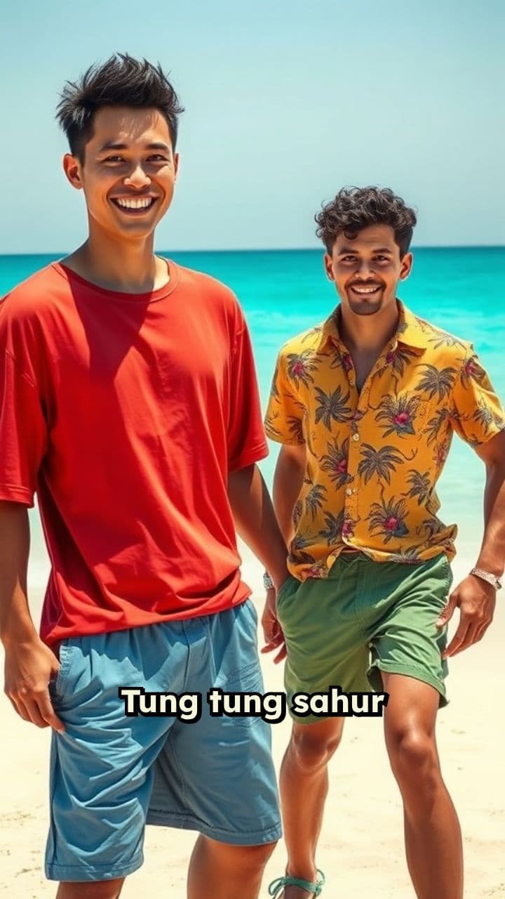 Beach Chaos: Tung Tung vs. Tralalero