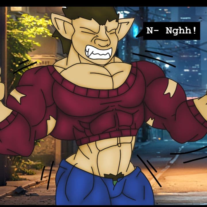 Incredible Werewolf Transformation Animation