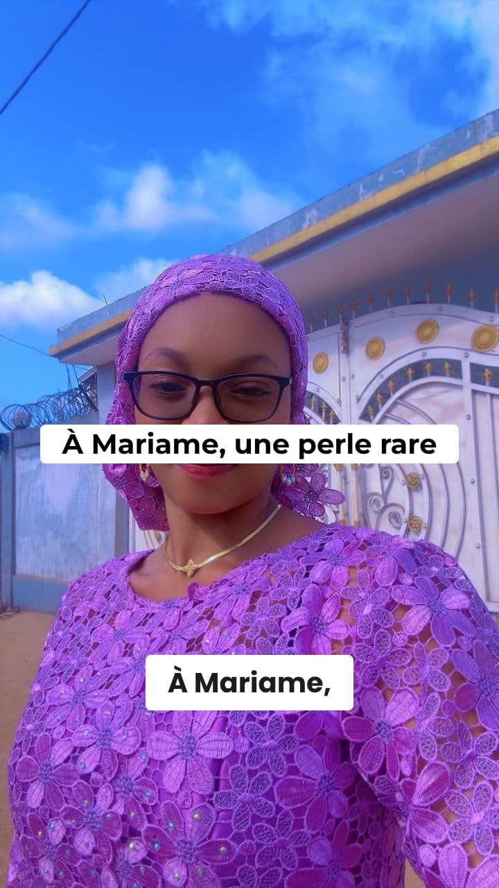 Anniversaire de Mariame