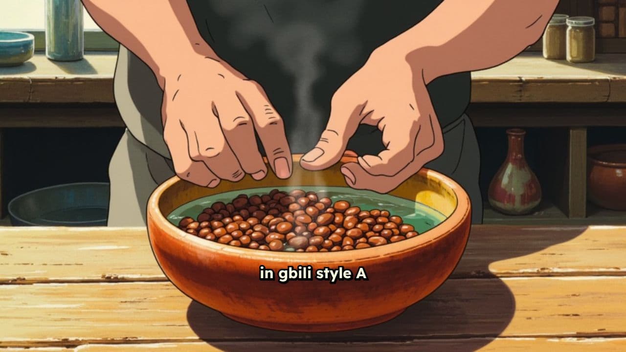 Washing and Blending Beans