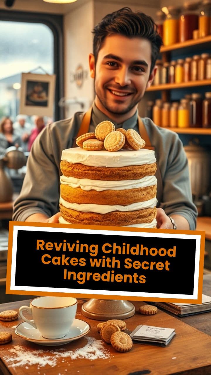 Reviving Childhood Cakes with Secret Ingredients