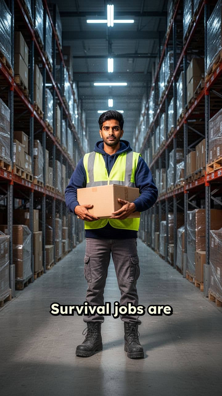 When Survival Jobs Last Years