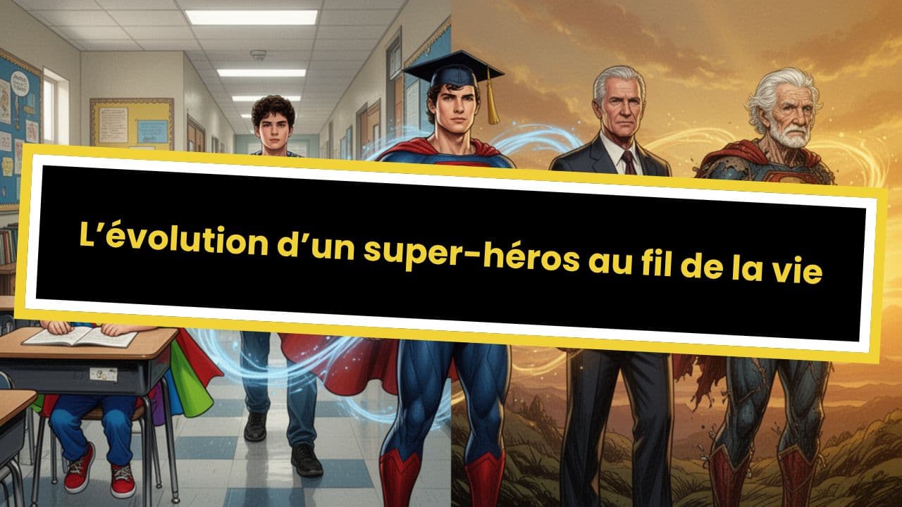 L’évolution d’un super-héros au fil de la vie