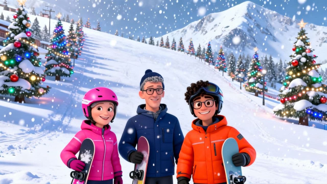 Snowboard Christmas Adventure