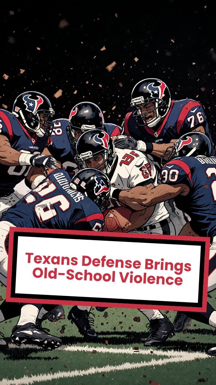 Texans Defense Brings Old-School Violence