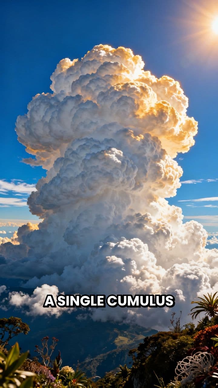How a Million-Ton Cloud Floats