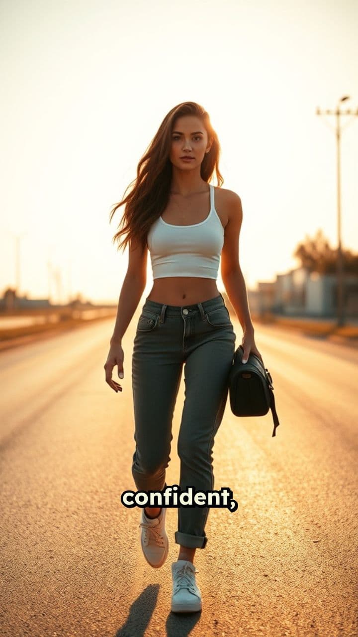 Golden Hour Elegance on the Road