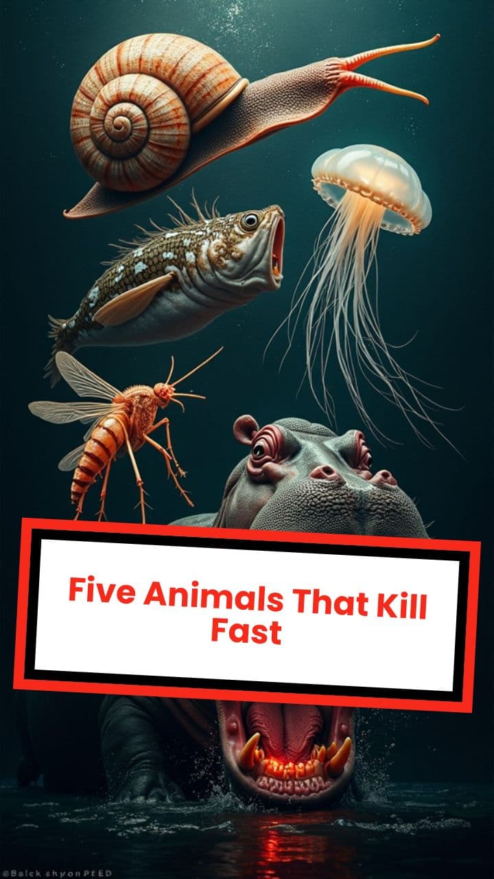 Five Animals That Kill Fast