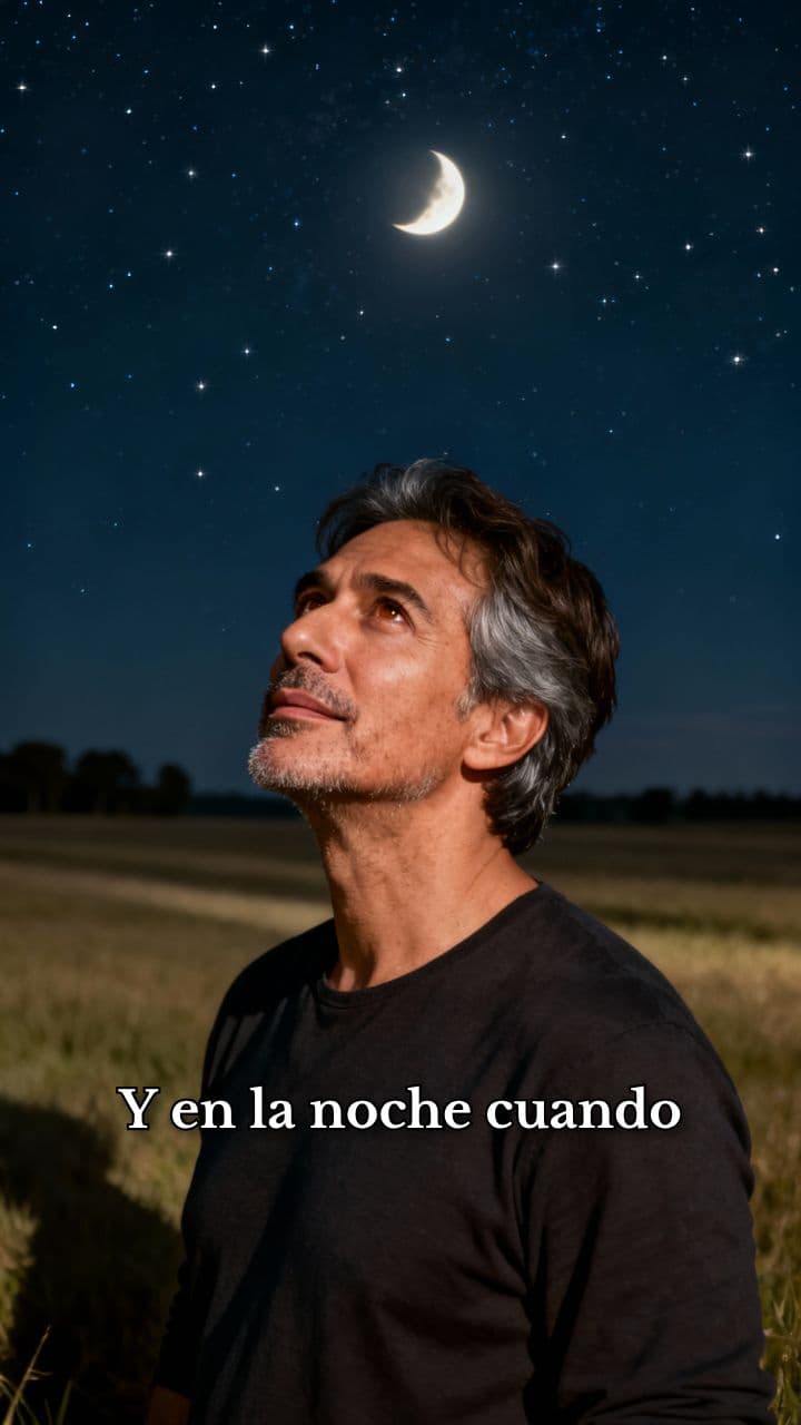 Bajo las estrellas, pienso en ti