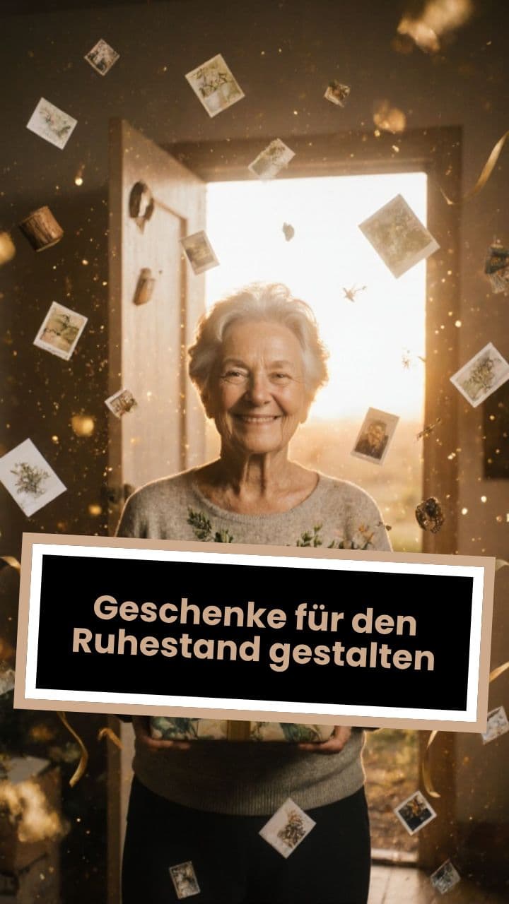 Geschenke für den Ruhestand gestalten