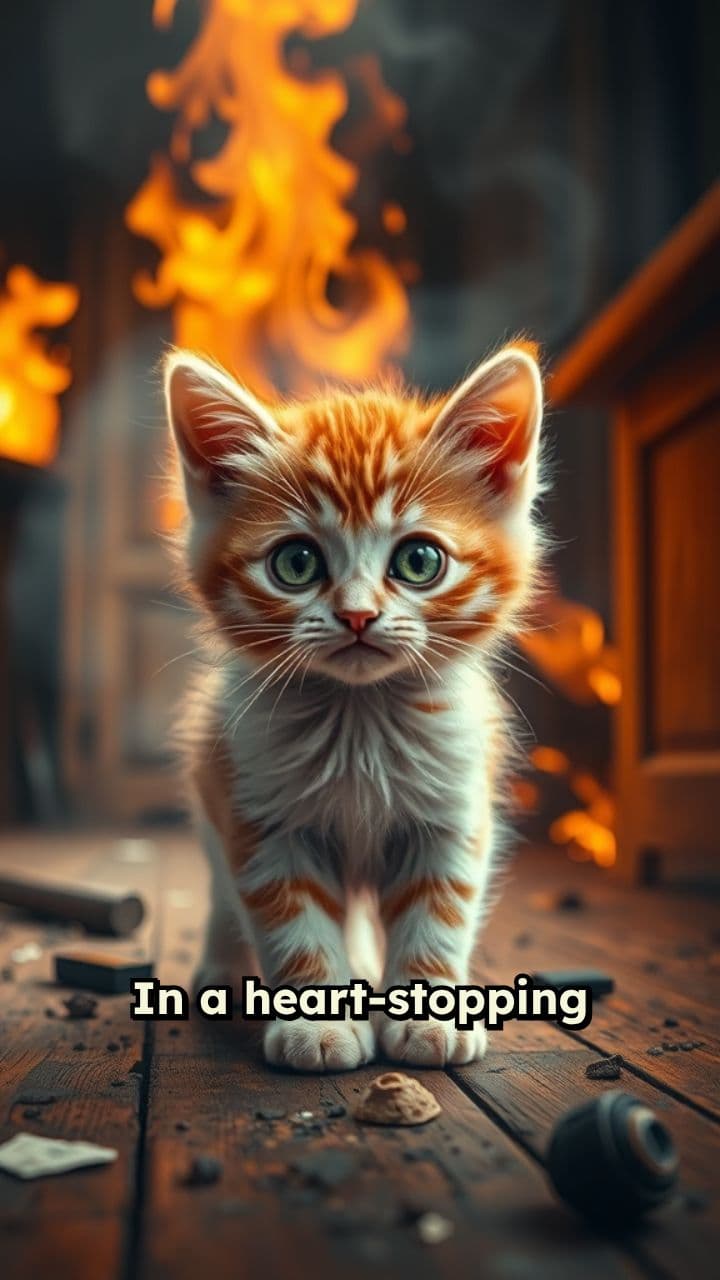 The Resilient Kitten's Escape