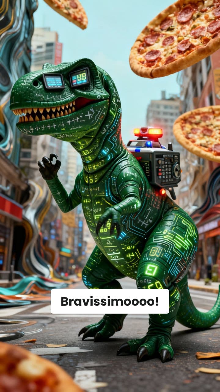 Calcolosauro-Polizia: Danza del Caos Matematico!