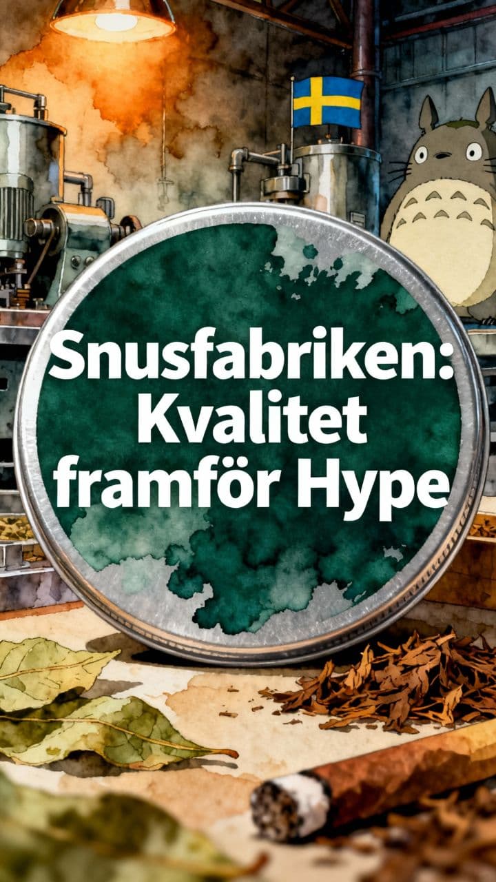 Snusfabriken: Kvalitet framför Hype