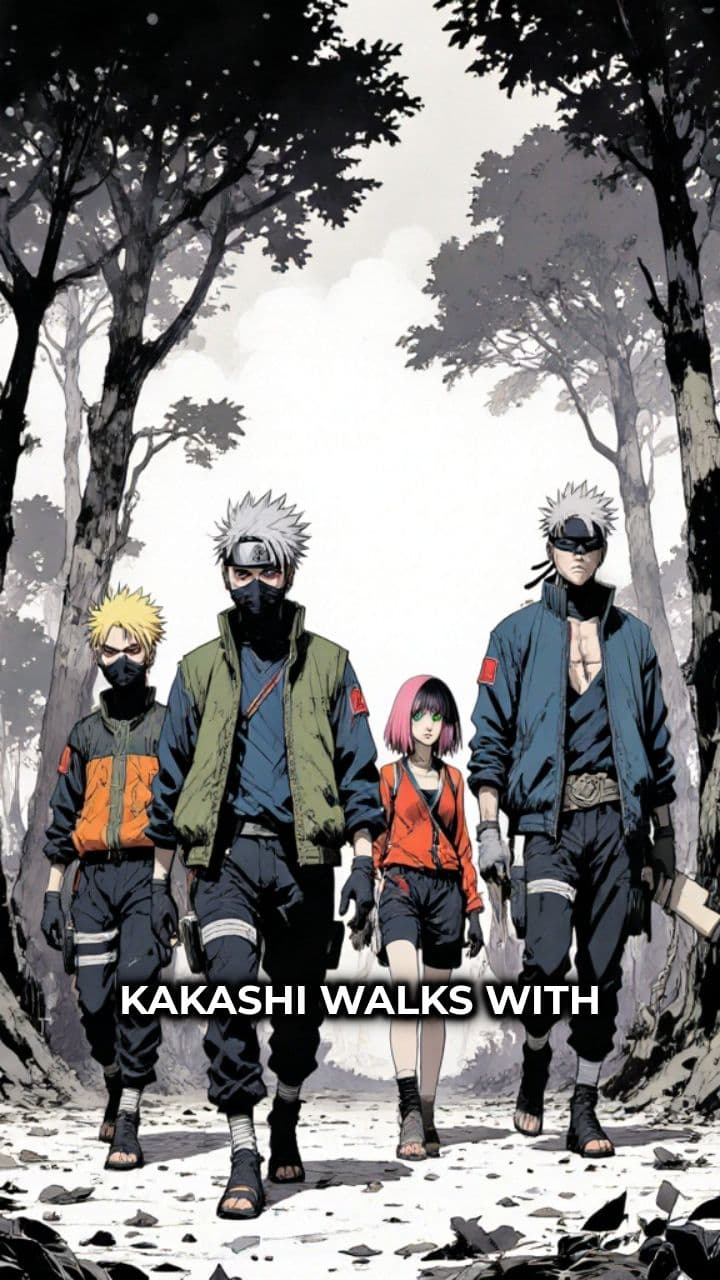 Kakashi vs. Sataro Gojo in the Woods