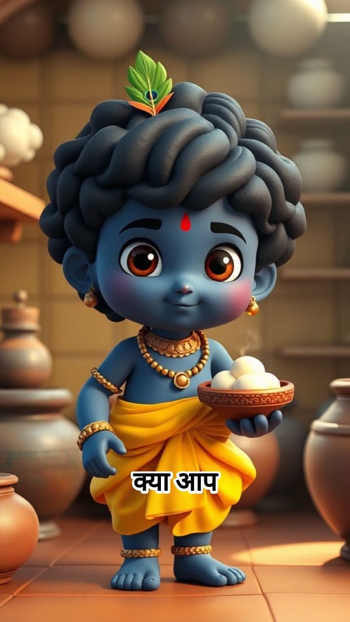 माखन चोर कृष्ण की कहानी