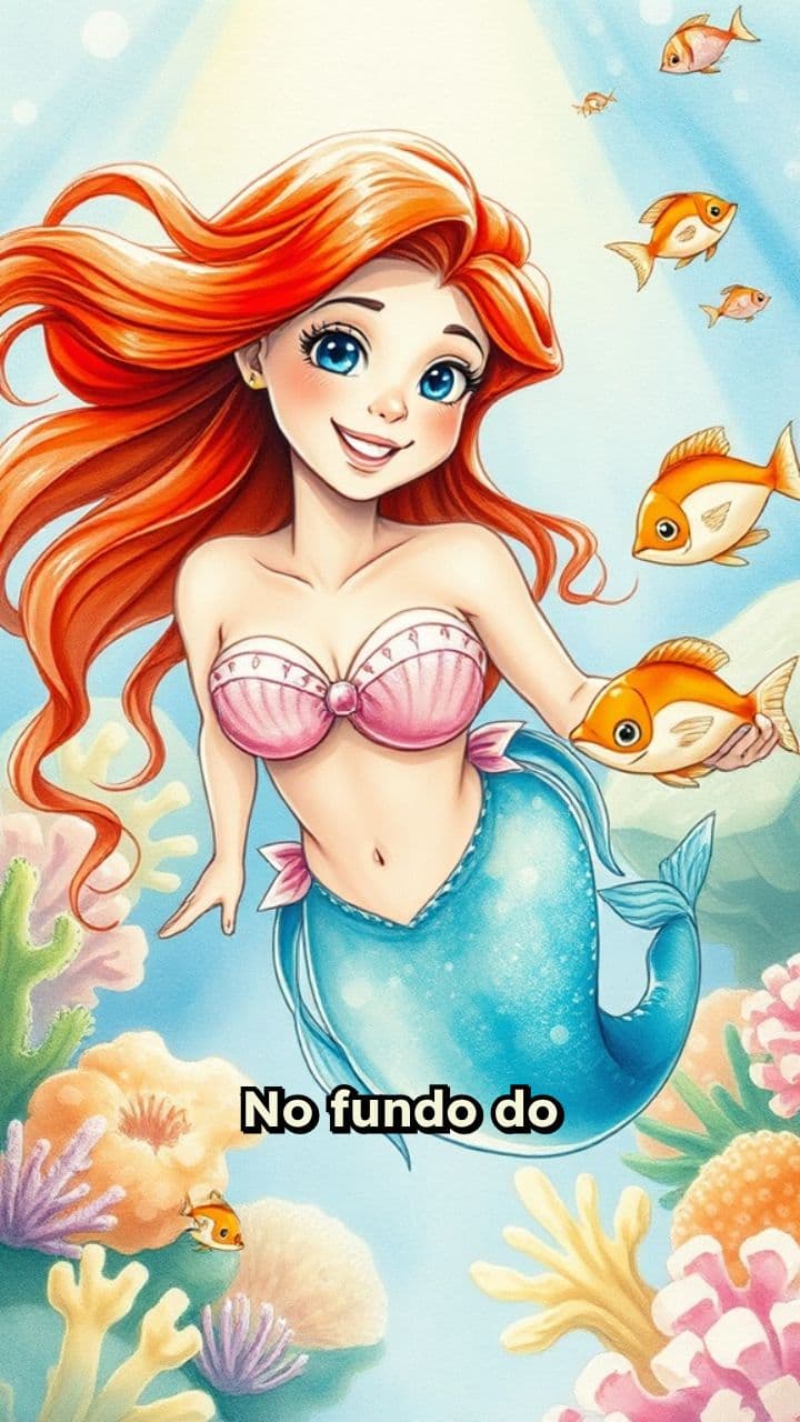 A Pequena Sereia Lili e a Concha Triste