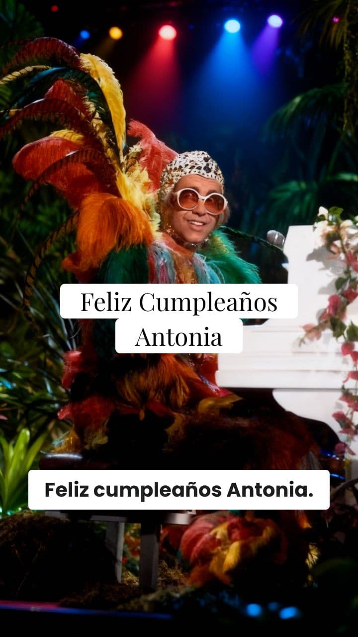 Feliz Cumpleaños Antonia