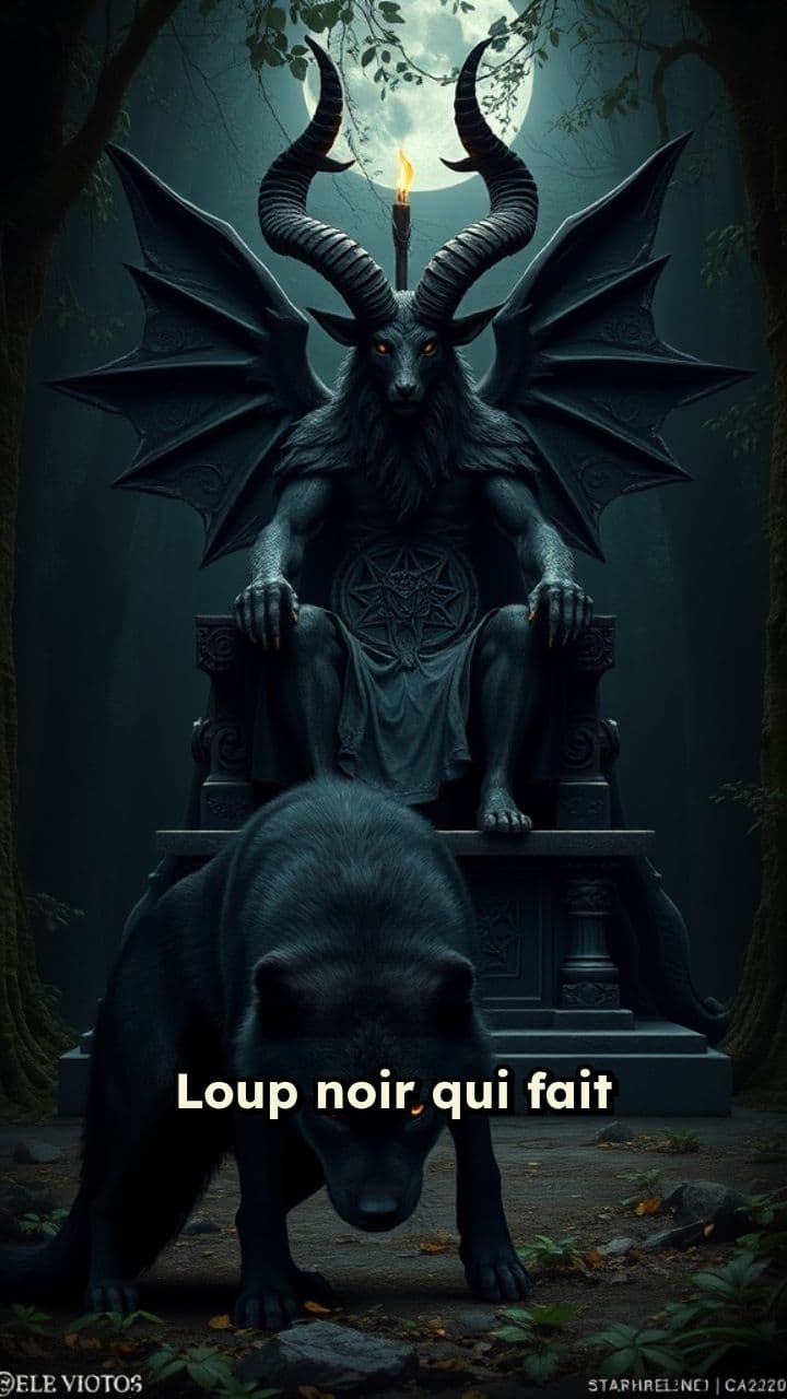 Rituel du loup noir et Baphomet