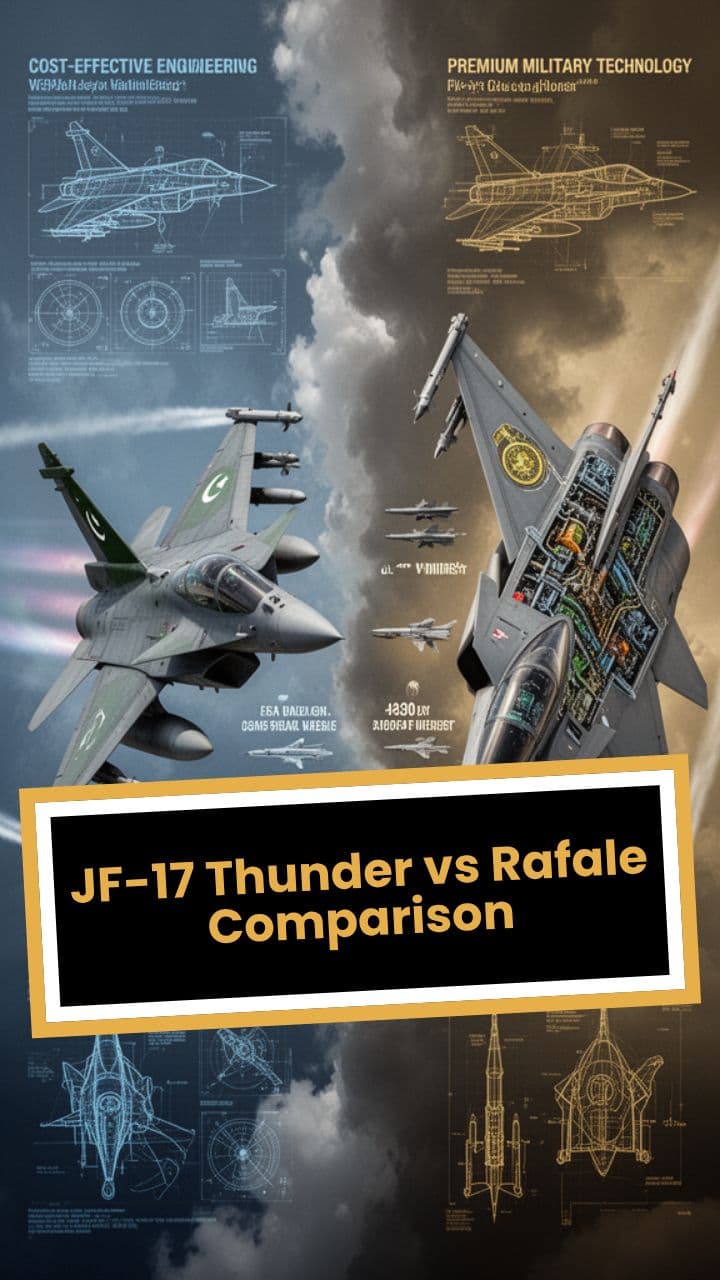 JF-17 Thunder vs Rafale Comparison