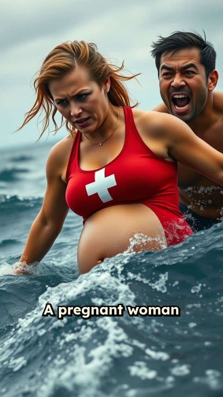 Drowning Rescue Amidst Childbirth