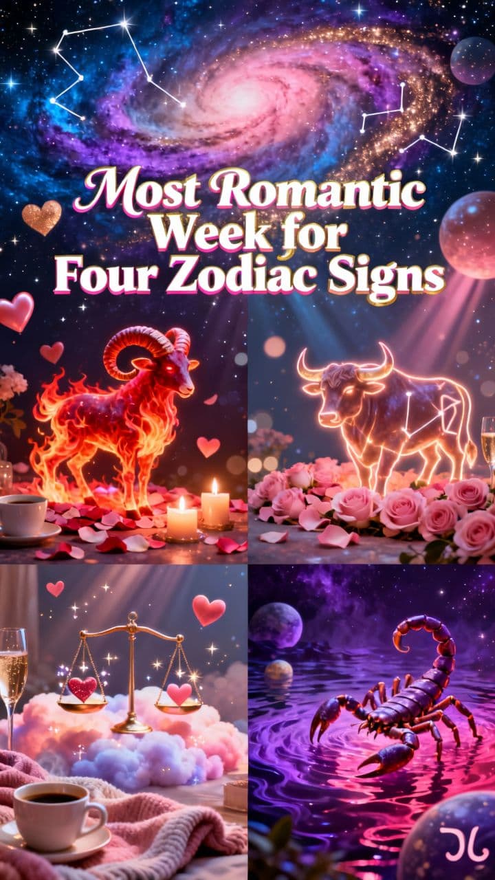 Most Romantic Week for Four Zodiac Signs