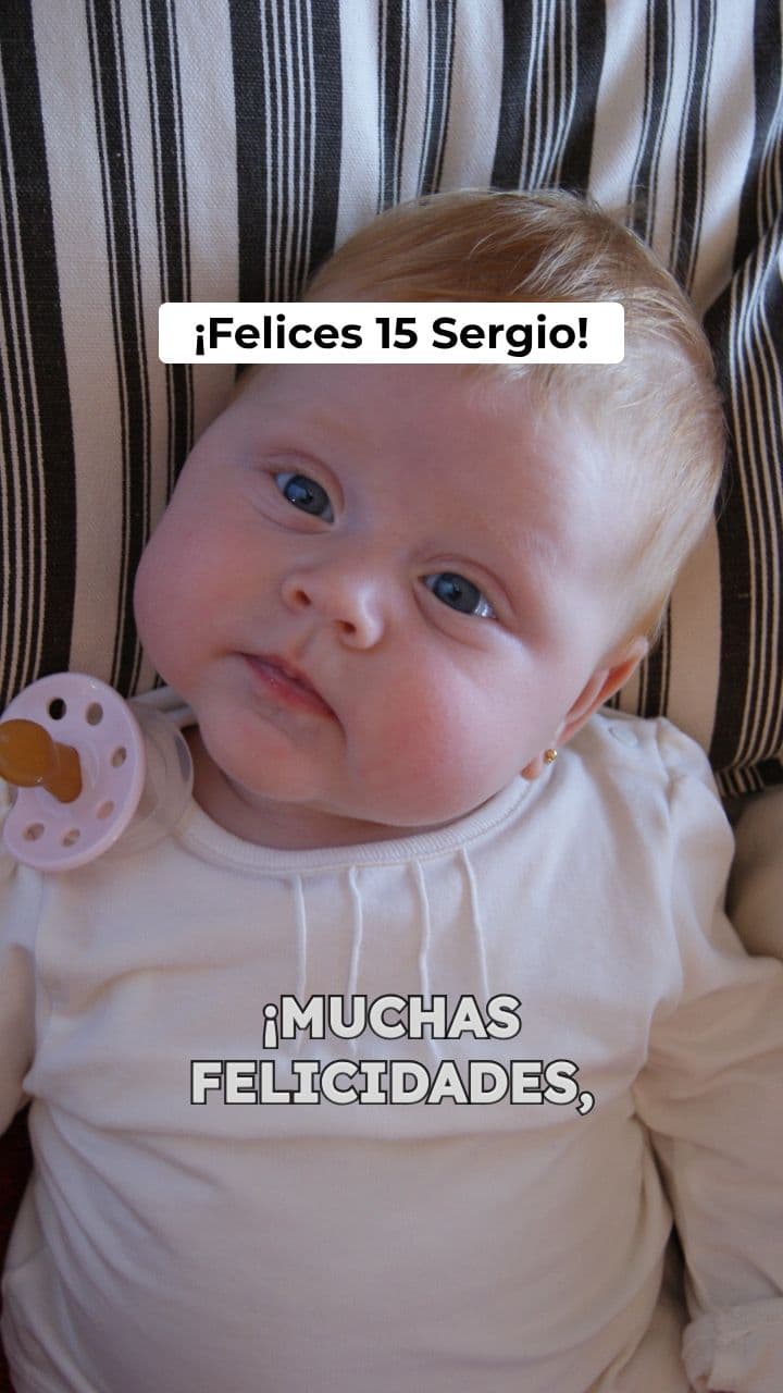 Cumpleaños 15 de Sergio