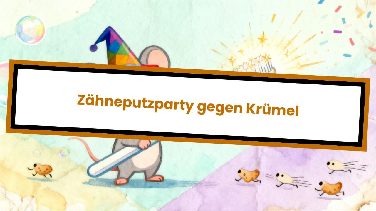 Zähneputzparty gegen Krümel