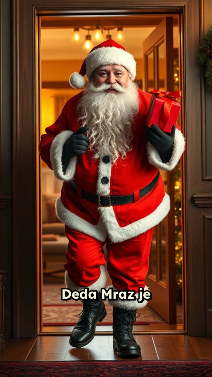 Deda Mraz i čarobni prah za gašenje