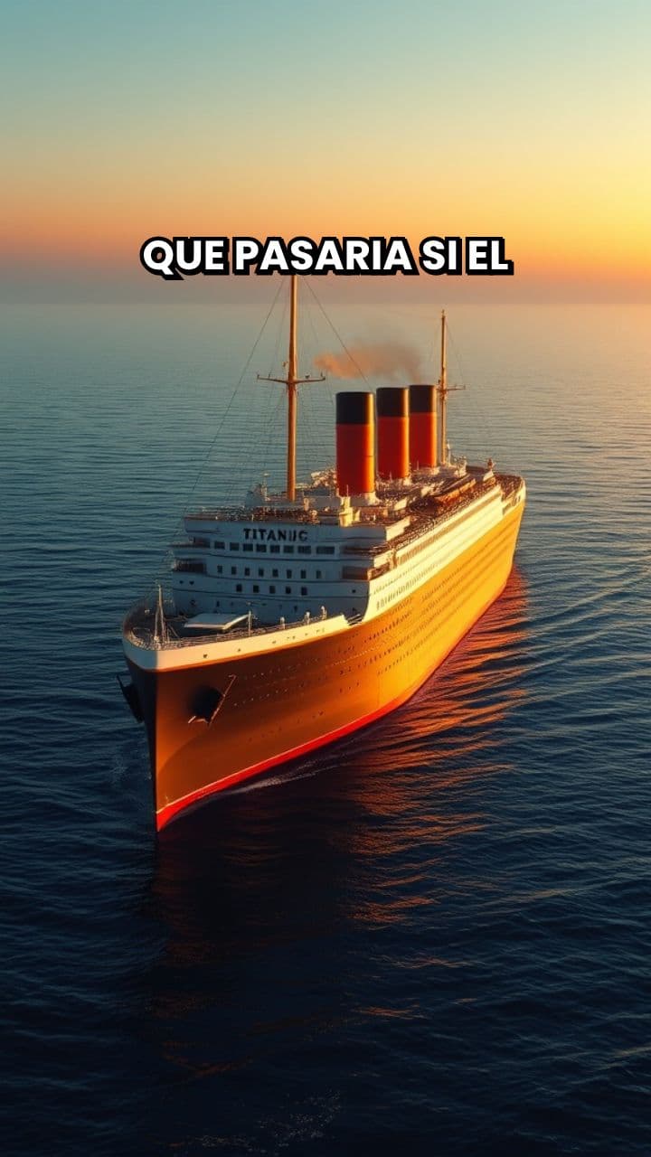 Que pasaría sen o afundimento do Titanic