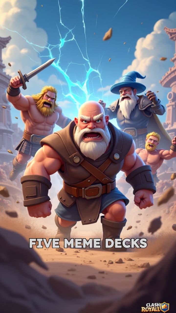Top Five Meme Decks in Clash Royale