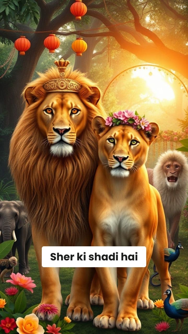 Sher Ki Shadi: Jangal Ki Party