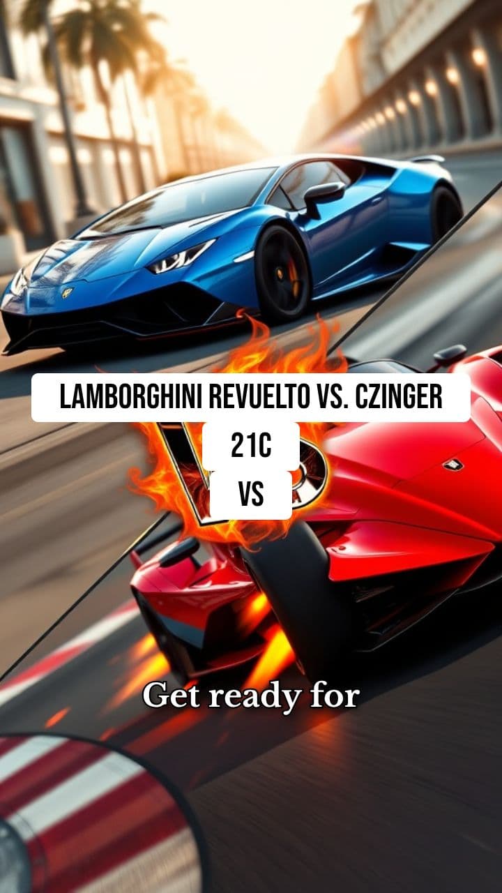 Lamborghini Revuelto Vs Czinger 21C: Hypercar Showdown