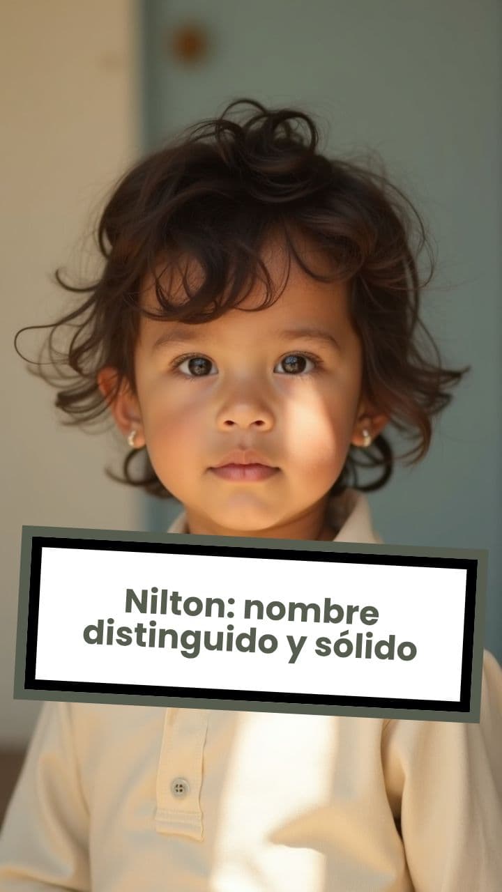 Nilton: nombre distinguido y sólido