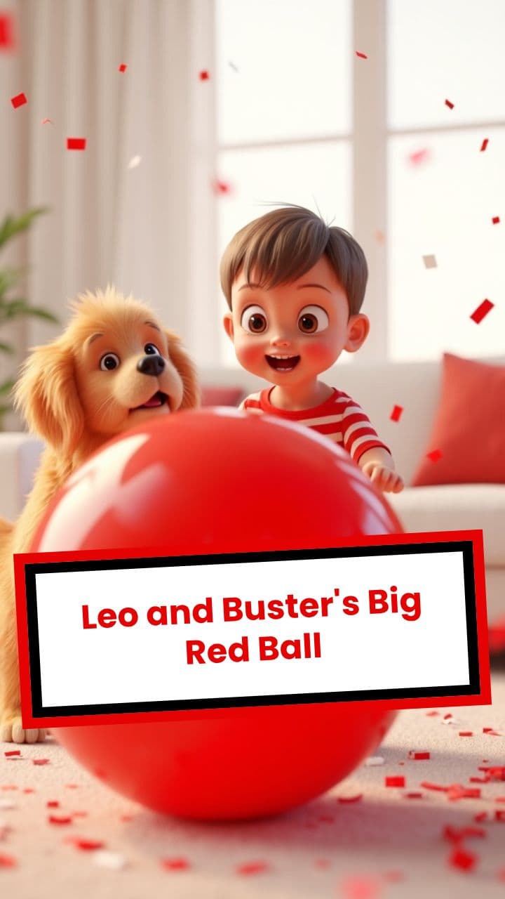 Leo and Buster's Big Red Ball