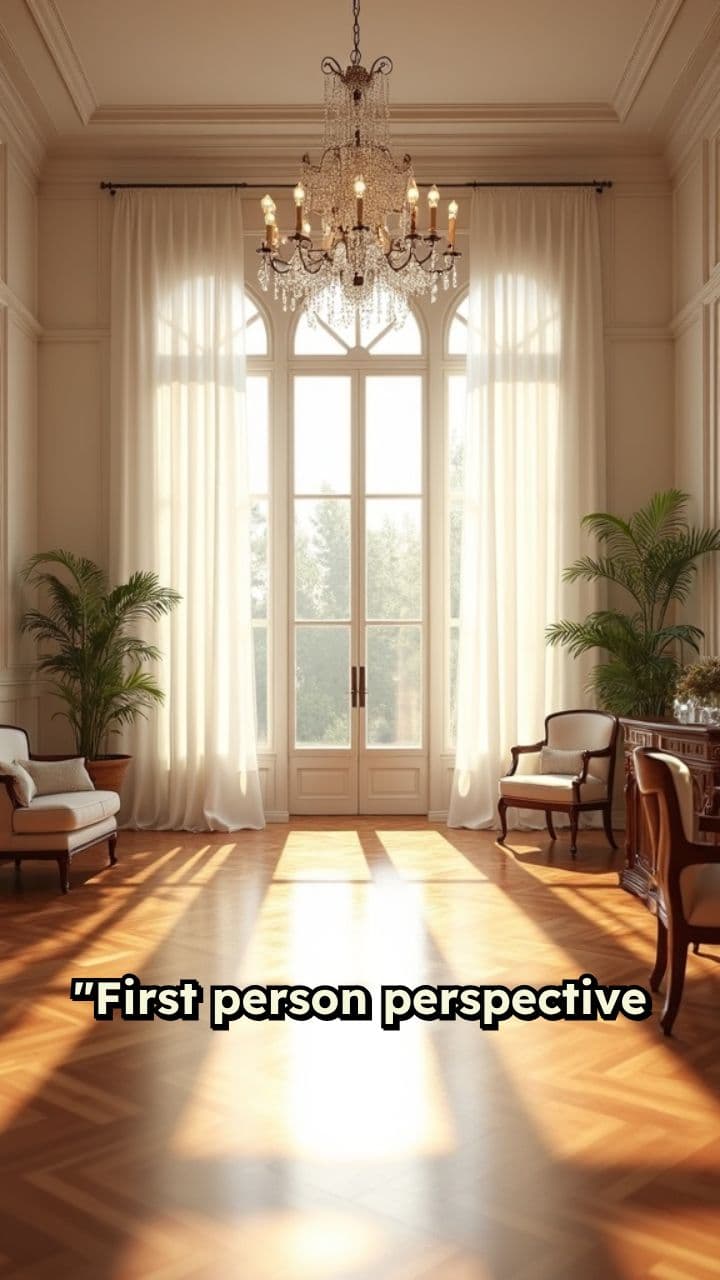 Sunlit Elegance: A Maid's Perspective