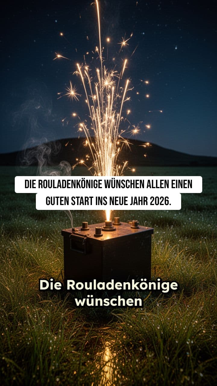 Neujahrsgrüße der Rouladenkönige